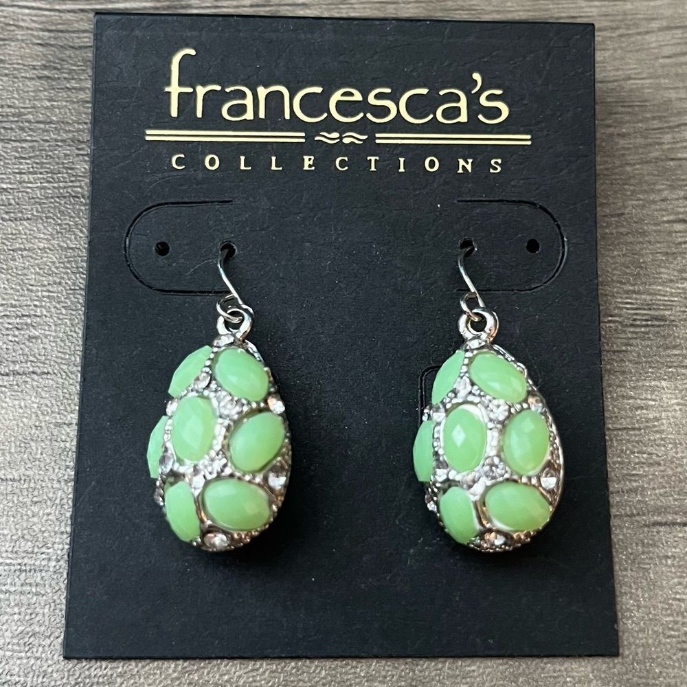 "Mint" Dangle Earrings